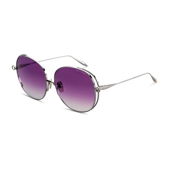 New DITA Arohz Silver Aviator DTS 156 02 Sunglasses Women - Picture 1 of 4